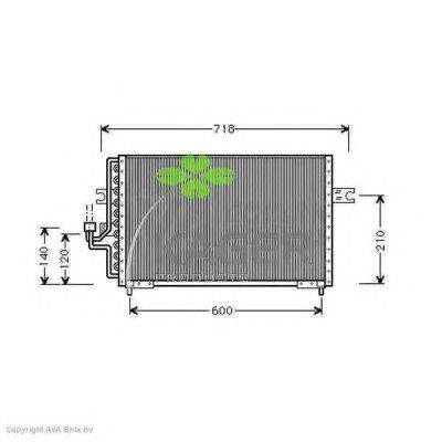 Конденсатор, кондиционер KAGER 94-6280