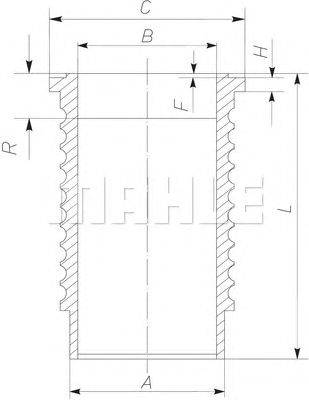 Гильза цилиндра MAHLE ORIGINAL 061 WN 13