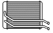 Теплообменник, отопление салона J. DEUS 254M24