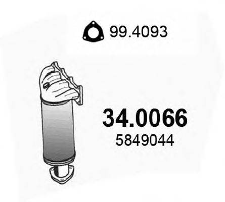 Катализатор ASSO 340066