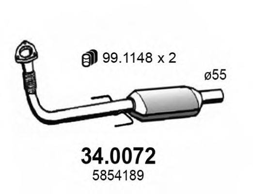 Катализатор ASSO 340072