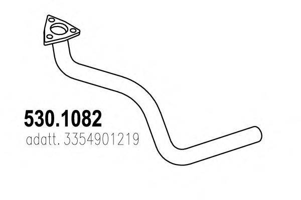Труба выхлопного газа ASSO 530.1082