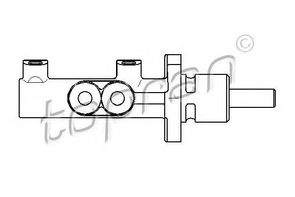 Главный тормозной цилиндр TOPRAN 110 040