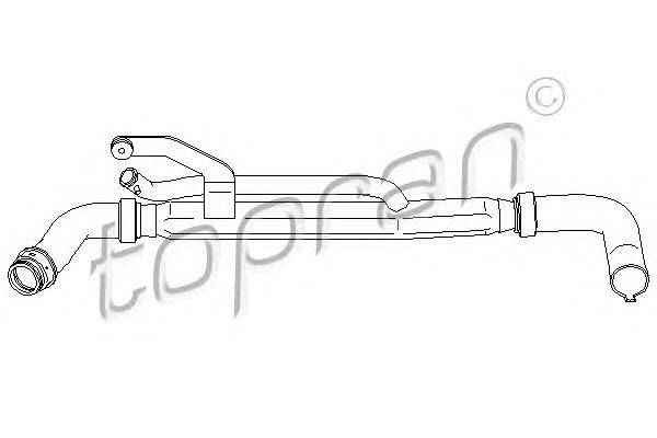 Трубка охлаждающей жидкости TOPRAN 721 819
