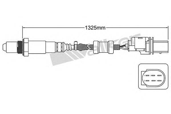 Лямбда-зонд WALKER PRODUCTS 250-25037