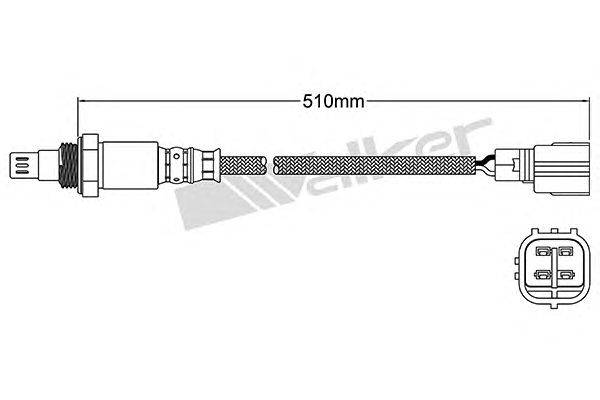 Лямбда-зонд WALKER PRODUCTS 250-54007