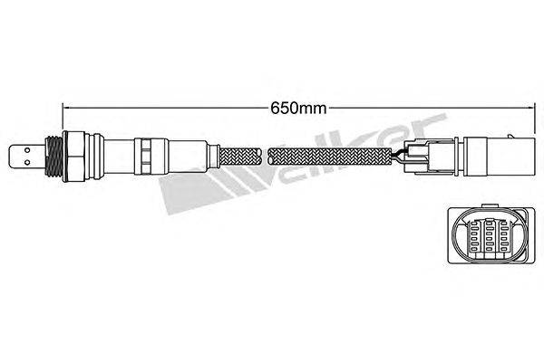 Лямбда-зонд WALKER PRODUCTS 250-25017