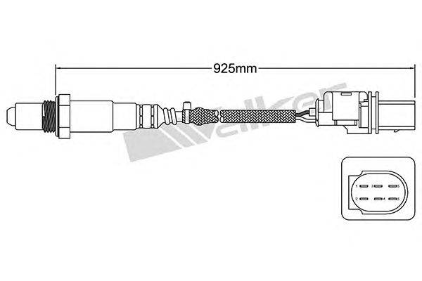 Лямбда-зонд WALKER PRODUCTS 250-25027
