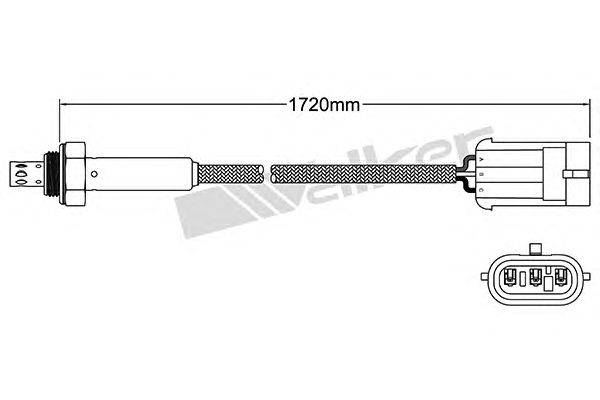 Лямбда-зонд WALKER PRODUCTS 250-23815