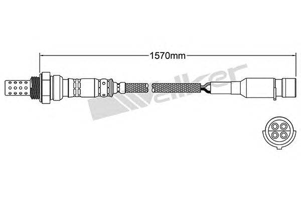 Лямбда-зонд WALKER PRODUCTS 250-24023