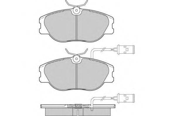 Комплект тормозных колодок, дисковый тормоз E.T.F. 21259