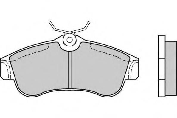 Комплект тормозных колодок, дисковый тормоз E.T.F. 120470