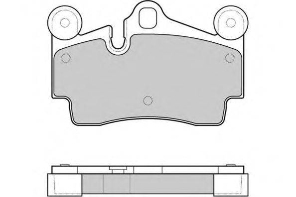 Комплект тормозных колодок, дисковый тормоз E.T.F. 12-1097