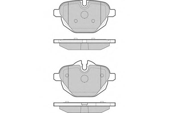 Комплект тормозных колодок, дисковый тормоз E.T.F. 24562