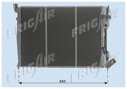 Радиатор, охлаждение двигателя FRIGAIR 0103.3025