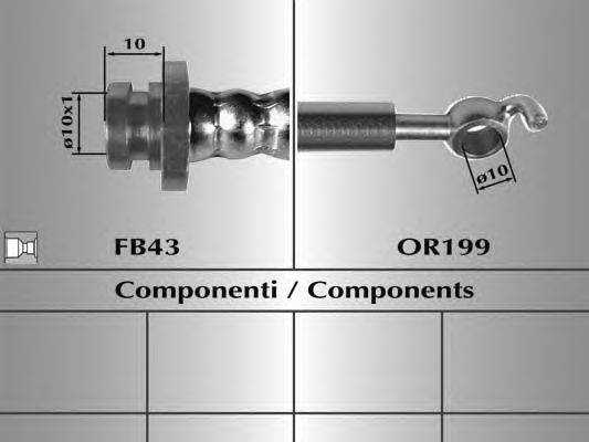 Тормозной шланг MALÒ 80689