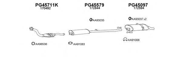 Система выпуска ОГ VENEPORTE 450361