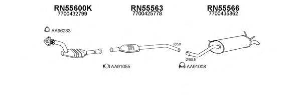 Система выпуска ОГ VENEPORTE 550464