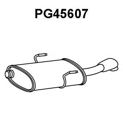 Глушитель выхлопных газов конечный VENEPORTE PG45607