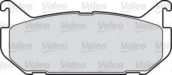 Комплект тормозных колодок, дисковый тормоз VALEO 598290