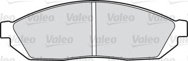 Комплект тормозных колодок, дисковый тормоз VALEO 20731
