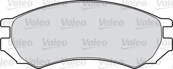 Комплект тормозных колодок, дисковый тормоз VALEO 540461