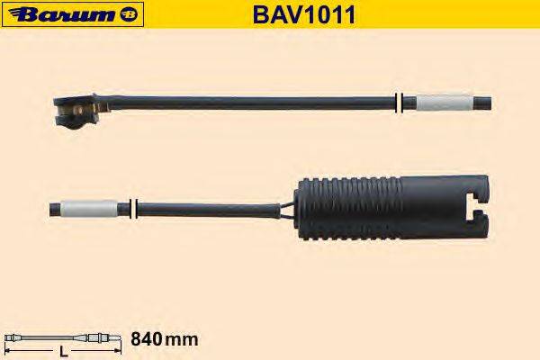 Сигнализатор, износ тормозных колодок BARUM BAV1011