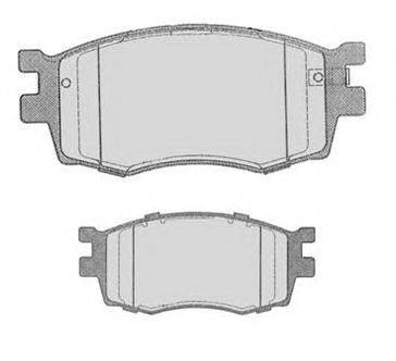 Комплект тормозных колодок, дисковый тормоз RAICAM 24318
