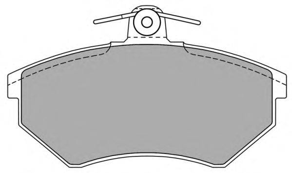 Комплект тормозных колодок, дисковый тормоз FREMAX FBP-0443
