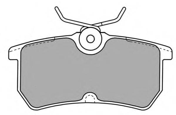 Комплект тормозных колодок, дисковый тормоз FREMAX FBP1136