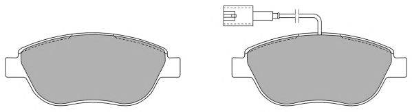 Комплект тормозных колодок, дисковый тормоз FREMAX 23709