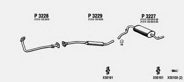 Система выпуска ОГ FENNO LA704