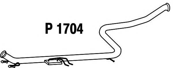 Труба выхлопного газа FENNO 1704