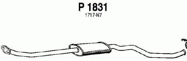 Средний глушитель выхлопных газов FENNO P1831