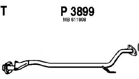 Труба выхлопного газа FENNO P3899