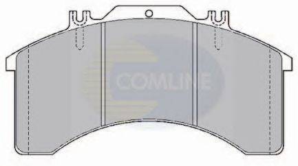 Комплект тормозных колодок, дисковый тормоз COMLINE CBP9016
