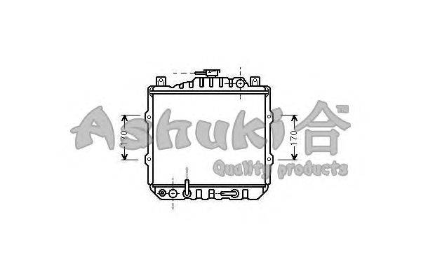 Радиатор, охлаждение двигателя ASHUKI K700-02