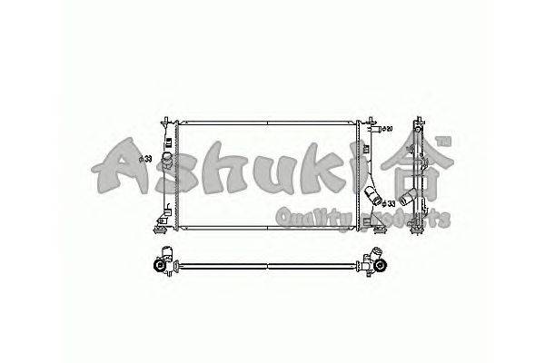 Радиатор, охлаждение двигателя ASHUKI M559-43