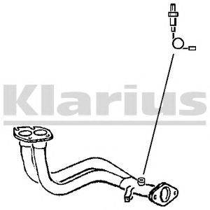 Труба выхлопного газа KLARIUS 301577