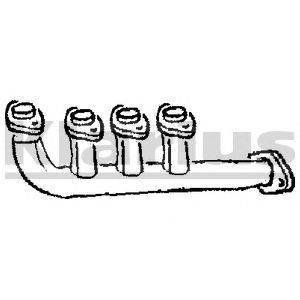 Труба выхлопного газа KLARIUS 301721