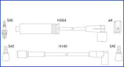 Комплект проводов зажигания HÜCO 134239