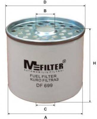 Топливный фильтр MFILTER DF 699