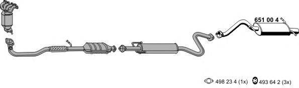 Система выпуска ОГ ERNST 240038