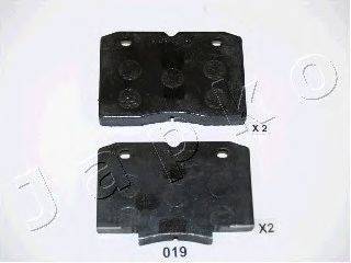 Комплект тормозных колодок, дисковый тормоз JAPKO 50019