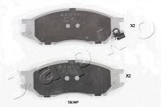 Комплект тормозных колодок, дисковый тормоз ASHIKA PA150AF