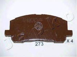 Комплект тормозных колодок, дисковый тормоз JAPKO 50273