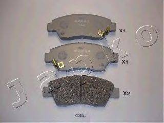 Комплект тормозных колодок, дисковый тормоз JAPANPARTS 5004435