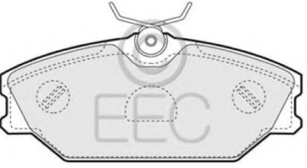 Комплект тормозных колодок, дисковый тормоз EEC BRP1141
