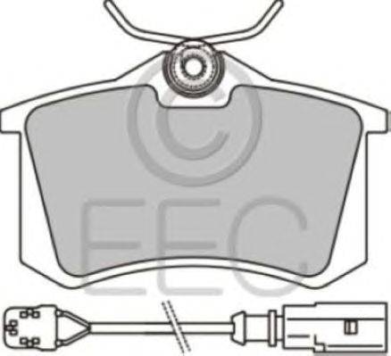 Комплект тормозных колодок, дисковый тормоз EEC BRP1157