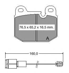 Комплект тормозных колодок, дисковый тормоз VEMA 831921